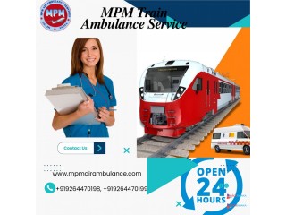 Choose MPM Train Ambulance Service in Kolkata for an expertly handled emergency transfer