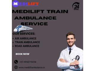 For Ultimate Convenience Choose Medilift Train Ambulance in Delhi