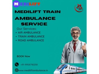 Medilift Train Ambulance provides Adequate Treatment during the journey in Lucknow