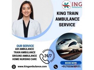 Transfer patient to any place via King Train Ambulance Service in Allahabad