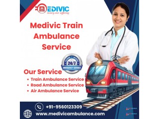 Medivic Train Ambulance Services in Darbhanga provides complete