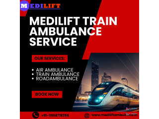 Medilift Train Ambulance in Jamshedpur provides Fast Medical Transportation