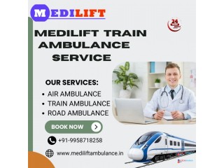 The train ambulance service in Jamshedpur of Medilift has an excellent medical department