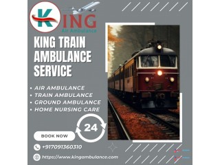 Get the king Train Ambulance Service in Dibrugarh to protect your patients