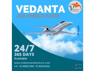 Take Air Ambulance in Patna with Skilled Medical Staff by Vedanta