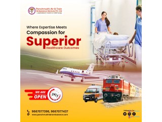 Choose Air and Train Ambulance from Patna with Reliable Medical Support by Panchmukhi