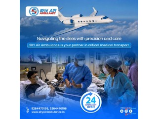 Obtain Air Ambulance from Patna by Sky with Superb Medical Services