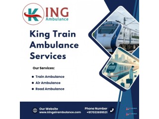 Call us 24/7 to book services offered by King Train Ambulance Service in Patna