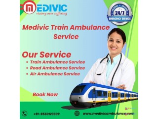 Medivic Train Ambulance Service in Jamshedpur is very economical for patients