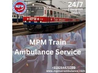 MPM Train Ambulance in Ranchi Provides a Safe and Comfortable Transfer