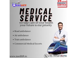 Medilift Train Ambulance Service Provides Care While Transferring