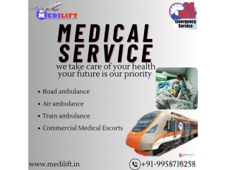 The Medilift Train Ambulance Service is available for reservations