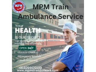 Select MPM Train Ambulance Service in Ranchi for solutions