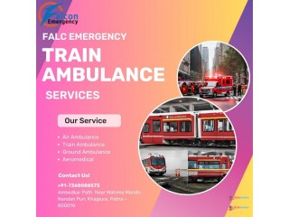 Utilize the Falc Emergency Train Ambulance Service in Guwahati for hassle-free treatment.