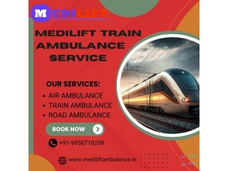 Use Medilift Train Ambulance with ICU setup for safe transfer of patients in Jabalpur