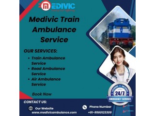 Medivic train ambulance in Darbhanga always save the lives of patients during transfer