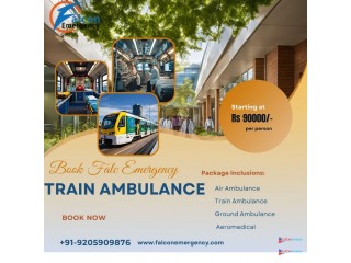 Get Shifting Facilities Available at Falc Emergency Train Ambulance in Allahabad