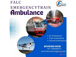 The Falc Emergency Train Ambulance in Bangalore is accessible for the transfer of any patient.