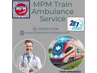 Hire MPM Train Ambulance in Varanasi with modern medical tools