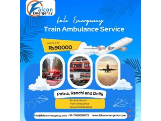 Falc Emergency Train Ambulance in Dibrugarh Offers a Life-Saving Medical Staff