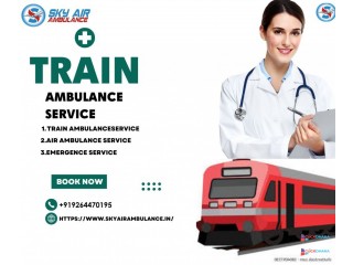 Sky Train Ambulance in Ranchi is equipped with Modern Medical Gears