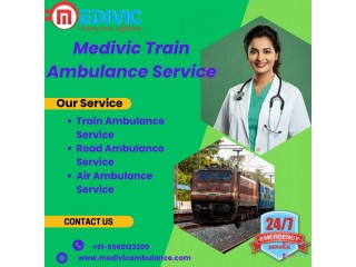 Medivic Train Ambulance Services in Lucknow provides patient transfer at an affordable cost