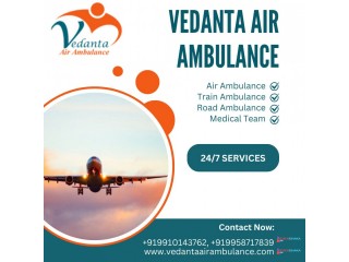 Choose Air Ambulance in Kolkata with Hi-tech Medical Amenities by Vedanta