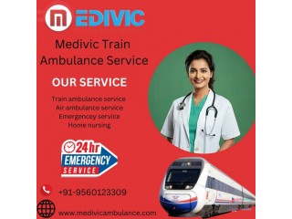 Transfer without discomfort via Medivic Train Ambulance Service in Siliguri