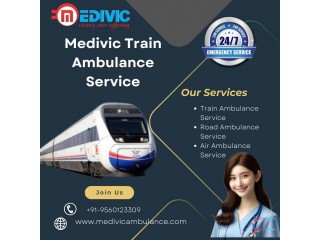 The Medivic Train Ambulance Service in Dibrugarh effectively looks after patients