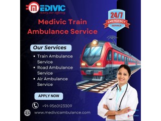 Medivic Train Ambulance Service in Allahabad provides the best care facilities to the patients