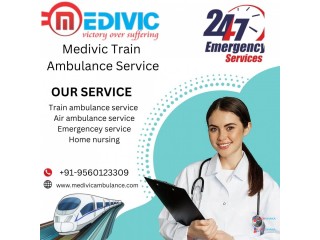 Single-Out Medivic Train Ambulance in Silchar for Reasonably Cost and Safety Shifting