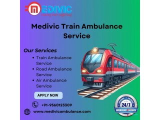 Medivic Train Ambulance Service in Jamshedpur provides the best facilities to the patients