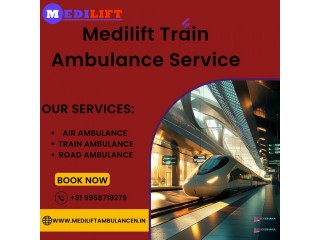 Get the Medilift Train Ambulance services for Life-Saving Medical Transfer in Patna