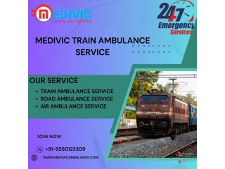 Medivic train ambulance service in Jamshedpur is very beneficial for patients