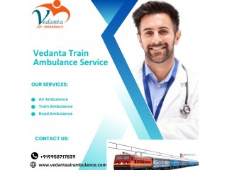 Vedanta Train Ambulance Services is a reliable medical transport service in Guwahati