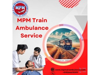 Booking of MPM Train Ambulance in Ranchi is very quick and simple