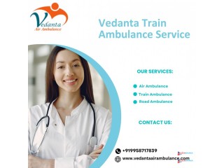 Get benefits from the Vedanta train ambulance service in Bangalore with the best medical team.