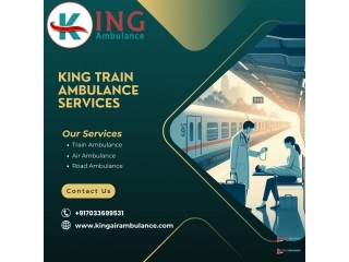 King Train Ambulance, Guwahati has paramedics and EMTs available