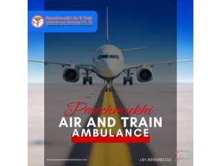 Choose Air and Train Ambulance Services Equipped with ICU and CCU by Panchmukhi in Jaisalmer