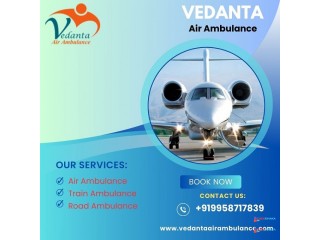 Book Vedanta Air Ambulance Service in Gorakhpur with Advanced Medical Equipment