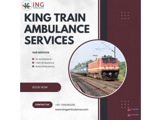 King Train Ambulance in Kolkata is equipped with the latest medical technology