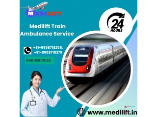 Medilift Train Ambulance in Ranchi is tailored to the Needs of the Patient