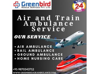 In Guwahati, Greenbird Air & Train Ambulance Service is Open 24/7