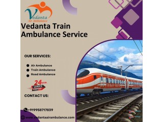 Vedanta Train Ambulance in Kerala is available to meet your Urgent Needs