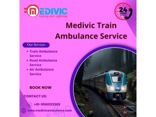 Medivic Train Ambulance Service in Raipur provides effective care