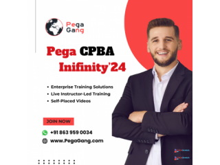 Real Time Pega CPBA Infinity'24 Instructor-led Online Training – PegaGang