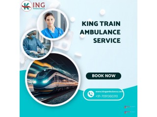 Provides efficient King Train Ambulance in Guwahati for faster transportation